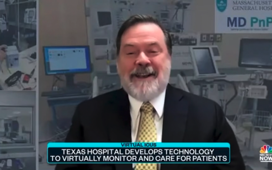 Dr. Julian Goldman featured on NBC Top Story on Virtual COVID ICUs